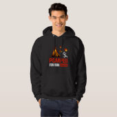 Pompeii Fun Run 79 Ad Funny Volcano Lauf Hoodie (Vorne ganz)