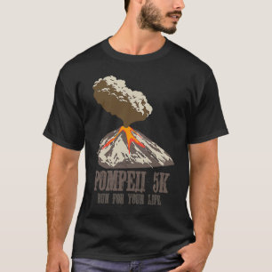 Pompeii Fun Run 79 n. Chr. Retro Vintage Läufer T-Shirt