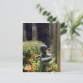 Pompeii Garden Statue Postkarte (Stehend Vorderseite)