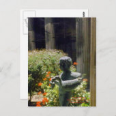 Pompeii Garden Statue Postkarte (Vorne/Hinten)