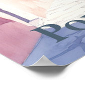 Pompeii Griechenland Wasserfarben Poster (Ecke)