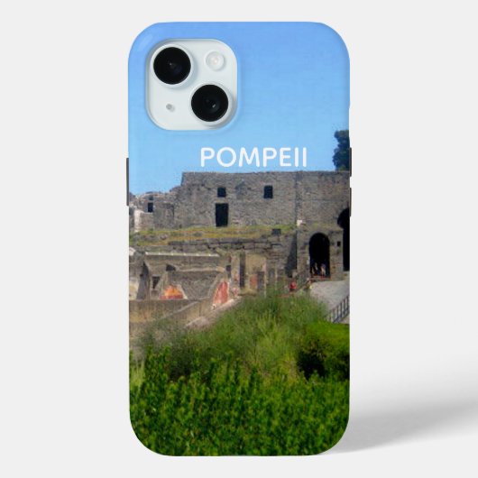 Pompeii Italien Case-Mate iPhone Hülle (Rückseite)