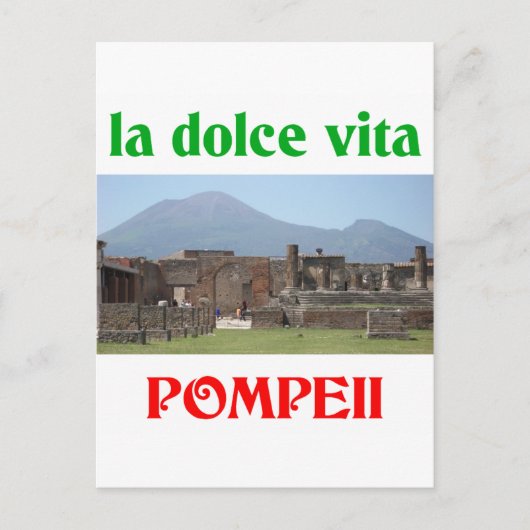 Pompeii Italien Postkarte (Vorderseite)