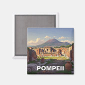 Pompeii Italien Travel Magnet (Vorderseite/Rückseite)