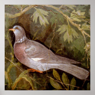 POMPEII KOLLEKTION / TAUBE IM GARTEN POSTER