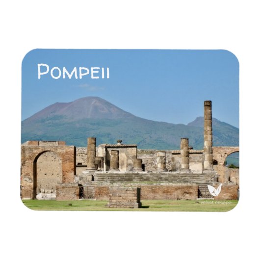 Pompeii Kühlschrankmagnet von Velvet Escape Magnet (Horizontal)