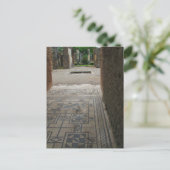 Pompeii Mosaic Floor Postkarte (Stehend Vorderseite)