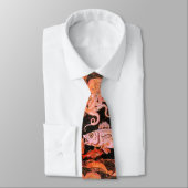 POMPEII OCEAN - SEE LIFE SCENE Antique Red Krawatte (Gebunden)