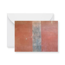 Pompeii Ochre Wall Danke Note Card