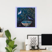 POMPEII-SAMMLUNG / DOVEN IM GARTEN POSTER (Heimbüro)