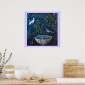 POMPEII-SAMMLUNG / DOVEN IM GARTEN POSTER (Küche)