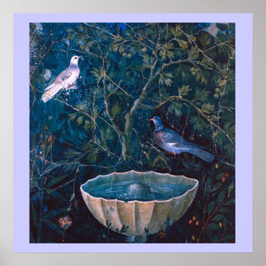 POMPEII-SAMMLUNG / DOVEN IM GARTEN POSTER (Vorne)
