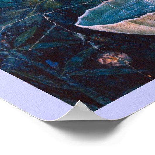 POMPEII-SAMMLUNG / DOVEN IM GARTEN POSTER (Ecke)