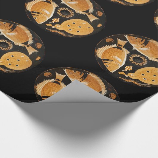 POMPEII-SAMMLUNG / FISCHE, OZEAN - MEERESLEBENSZEN GESCHENKPAPIER (Ecke)