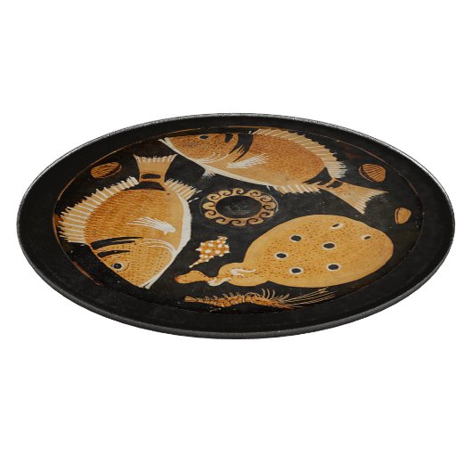 POMPEII-SAMMLUNG / FISCHE, OZEAN - MEERESLEBENSZEN SCHNEIDEBRETT (Ecke)