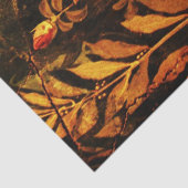 POMPEII-SAMMLUNG NIGHTINGALE MIT ROSE , rot Seidenpapier (Detail)