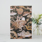 POMPEII-SAMMLUNG / OZEAN - MEERESLEBENSZENE BRIEFPAPIER (Stehend Vorderseite)