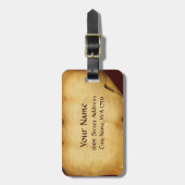 POMPEII-SAMMLUNG / OZEAN - MEERESLEBENSZENE GEPÄCKANHÄNGER (Vorderseite vertikal)