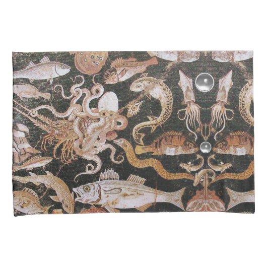 POMPEII-SAMMLUNG/OZEAN - MEERESLEBENSZENE KISSENBEZUG (Vorderseite-Rechts)