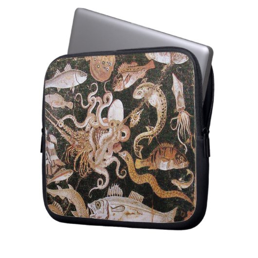 POMPEII-SAMMLUNG / OZEAN - MEERESLEBENSZENE LAPTOPSCHUTZHÜLLE (Vorderseite Links)