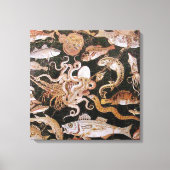 POMPEII-SAMMLUNG / OZEAN - MEERESLEBENSZENE LEINWANDDRUCK (Vorderseite)