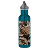 POMPEII-SAMMLUNG / OZEAN - MEERESLEBENSZENE,Orange Trinkflasche (Links)