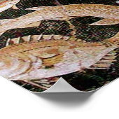 POMPEII-SAMMLUNG / OZEAN - MEERESLEBENSZENE POSTER (Ecke)