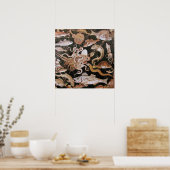 POMPEII-SAMMLUNG / OZEAN - MEERESLEBENSZENE POSTER (Küche)