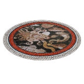 POMPEII-SAMMLUNG / OZEAN - MEERESLEBENSZENE SCHNEIDEBRETT (Ecke)