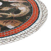 POMPEII-SAMMLUNG / OZEAN - MEERESLEBENSZENE SCHNEIDEBRETT (Ecke)