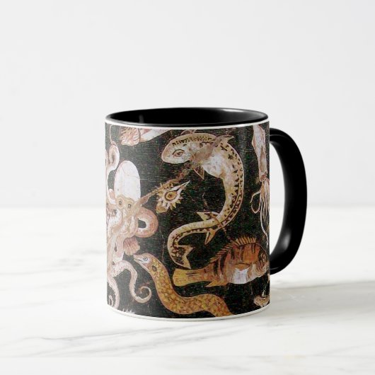POMPEII-SAMMLUNG / OZEAN - MEERESLEBENSZENE TASSE (VorderseiteRechts)