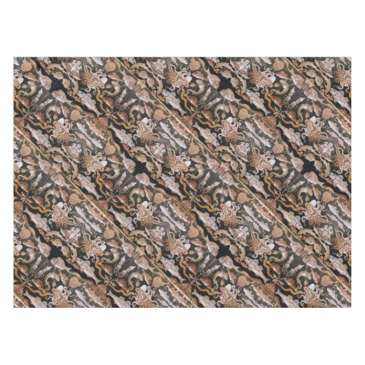 POMPEII-SAMMLUNG / OZEAN - MEERESLEBENSZENE TISCHDECKE (Vorderseite (Horizontal))