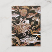 POMPEII-SAMMLUNG / OZEAN - MEERESLEBENSZENE VISITENKARTE (Rückseite)