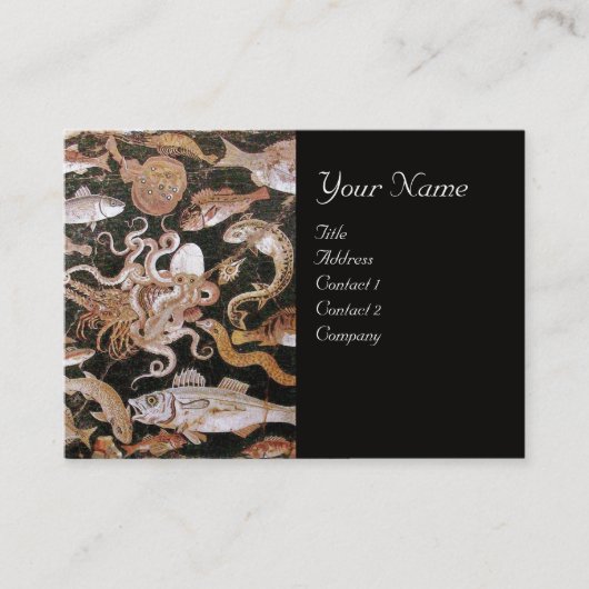 POMPEII-SAMMLUNG / OZEAN - MEERESLEBENSZENE VISITENKARTE (Vorderseite)