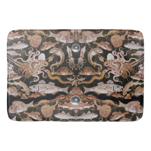 POMPEII-SAMMLUNG / OZEAN - SEA LIFE SCENE Nautic Badematte (Vorderseite)