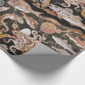 POMPEII-SAMMLUNG / OZEAN - SEA LIFE SCENE Nautic Geschenkpapier (Ecke)