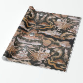 POMPEII-SAMMLUNG / OZEAN - SEA LIFE SCENE Nautic Geschenkpapier (Ungerollt)