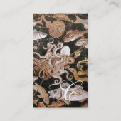POMPEII-SAMMLUNG / OZEAN - SEE-LEBENSZENE Pearl Visitenkarte (Rückseite)