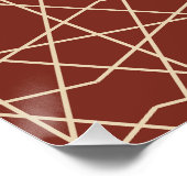 Pompeii-Sand-Geometrie Poster (Ecke)