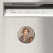 Pompeii Sappho Roman Art Young Woman Stylus Tablet Magnet (In Situ (Geschirrspüler))