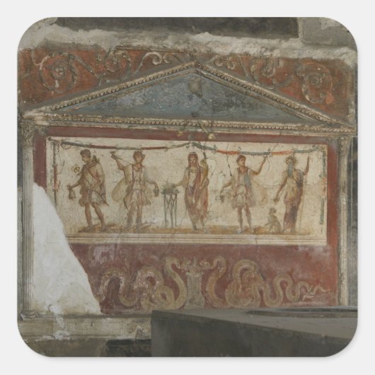 Pompeii Treasures Zollaufkleber Quadratischer Aufkleber (Vorderseite)