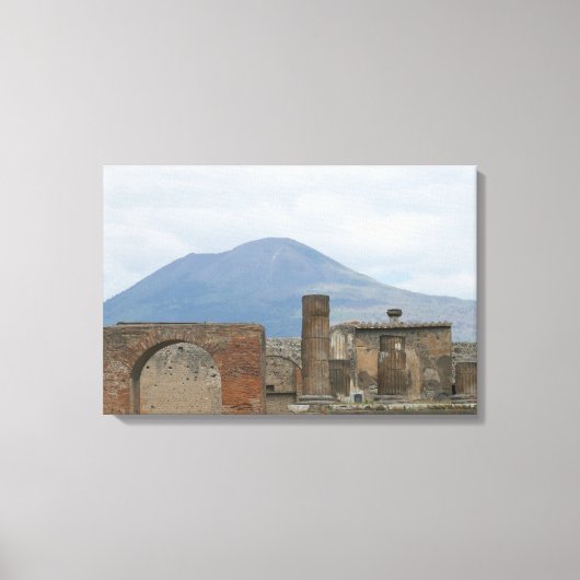 Pompeii-Vesuvius Leinwanddruck (Vorderseite)