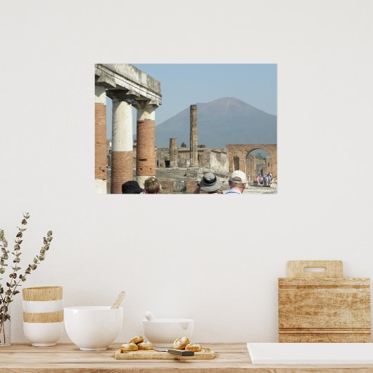 Pompeii-Vesuvius Poster (Küche)