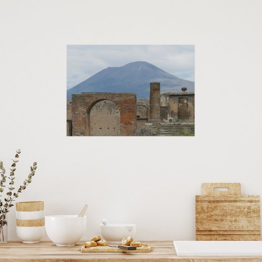 Pompeii-Vesuvius Poster (Küche)