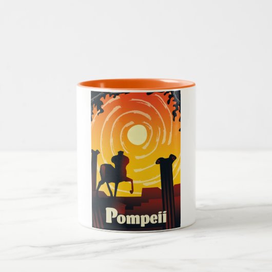 Pompeii Zweifarbige Tasse (Mittel)