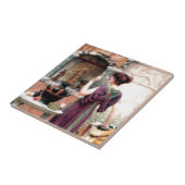 Pompeji-Frau Godward Garten Fliese (Seite)