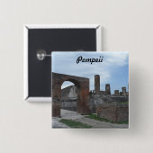 Pompeji, Italien Button (Vorne & Hinten)