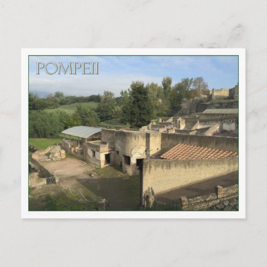 Pompeji, Italien Postkarte (Vorderseite)