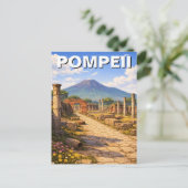 Pompeji Italien Reise Postkarte (Stehend Vorderseite)