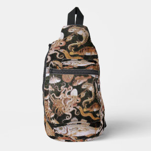 POMPEJI-KOLLEKTION / OZEAN - MEERESLEBEN-SZENE CROSSBODY BAG